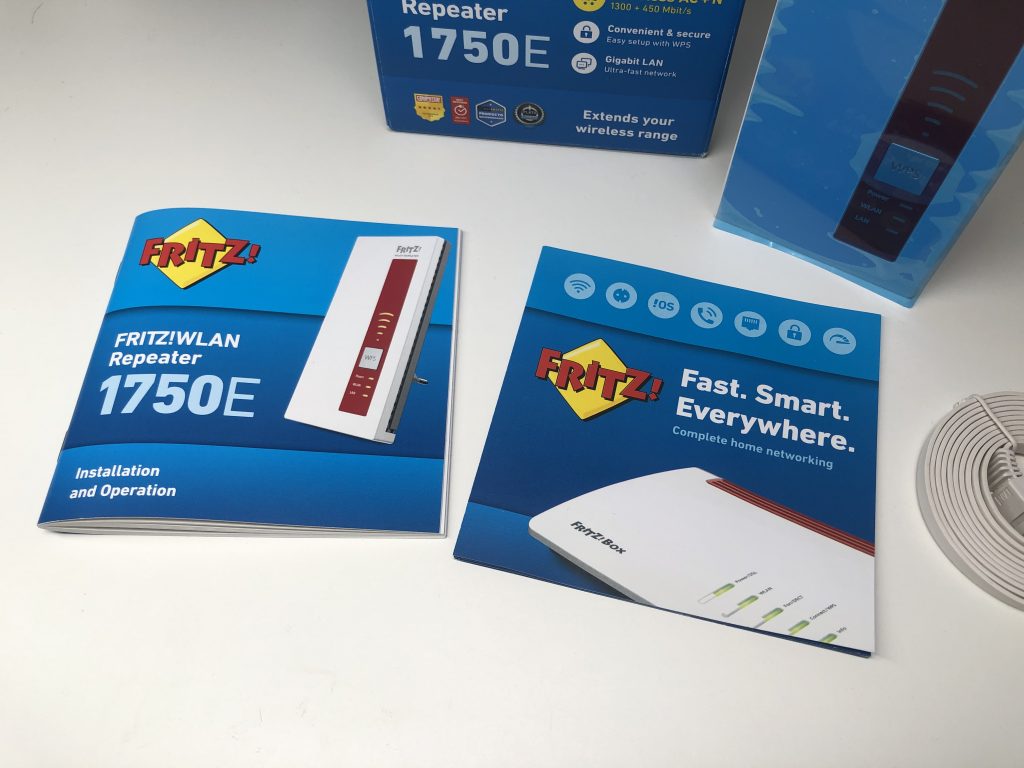 Wzmacniacz sieci WiFi klasy Premium - FRITZ!WLAN Repeater 1750E 26 1F404CC3 628E 4F9B 9E06 20D410F857F4