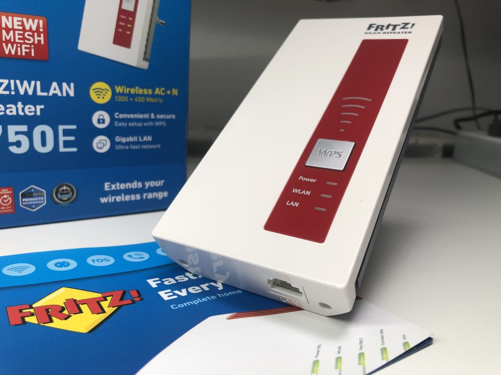 Wzmacniacz sieci WiFi klasy Premium - FRITZ!WLAN Repeater 1750E 32 410689F0 C118 40AA 9265 42ADFA8C0005