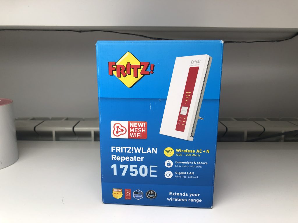 Wzmacniacz sieci WiFi klasy Premium - FRITZ!WLAN Repeater 1750E 16 C309689A 8124 46D2 BB96 2B610A19C4E1