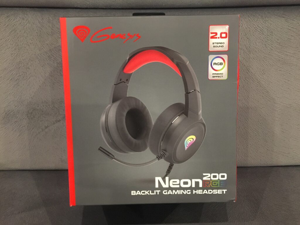 Słuchawki Genesis Neon 200 RGB z Mikrofonem