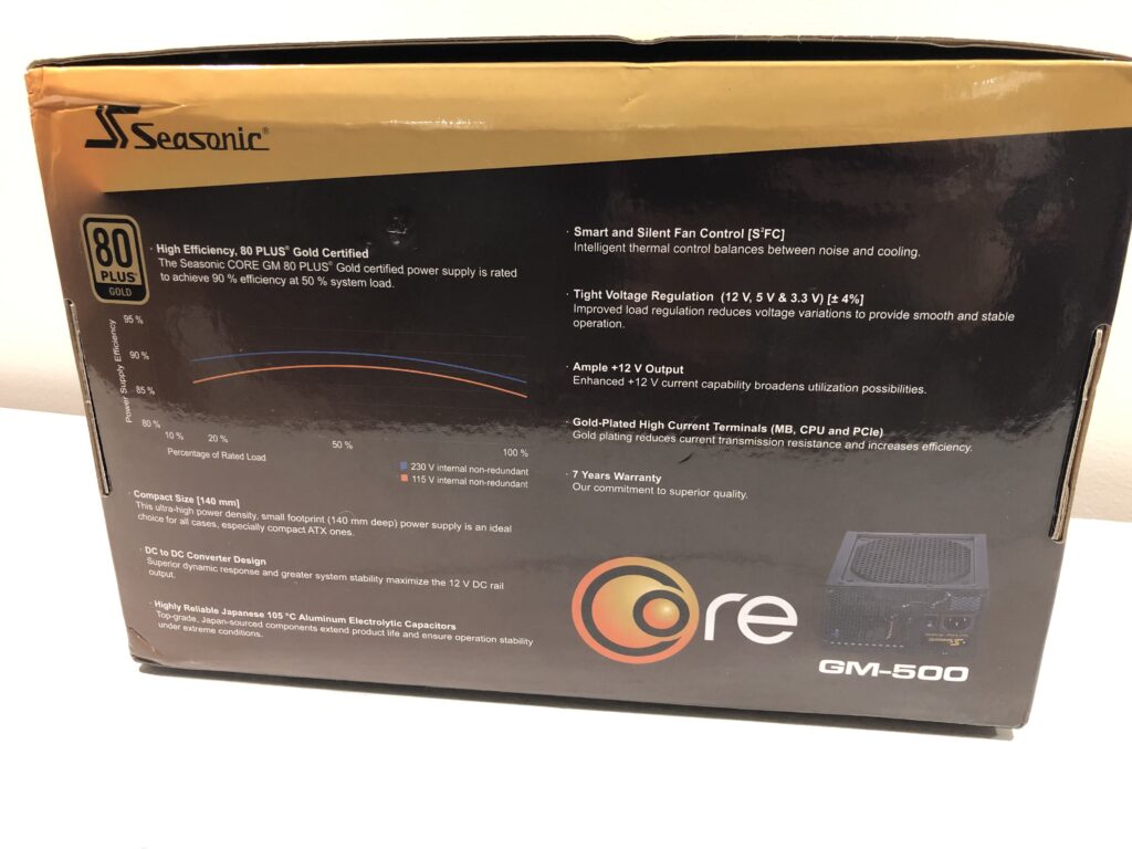 Zasilacz Seasonic Core GM-500 20 IMG 6291 scaled