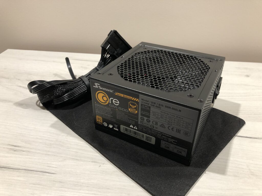 Zasilacz Seasonic Core GM-500 46 IMG 6312
