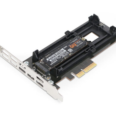 Icy Dock EZConvert Ex MB987M2P-B - adapter M.2 NVMe SSD do PCIe 3.0 x4 18 icy dock mb987m2p b