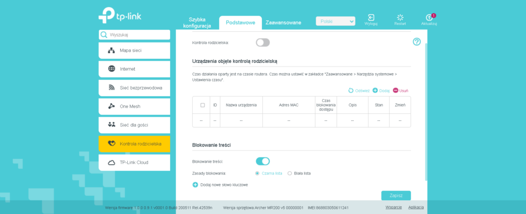 Bezprzewodowy router 4G LTE i trochę test internetu mobilnego... 64 mr200 kontrola