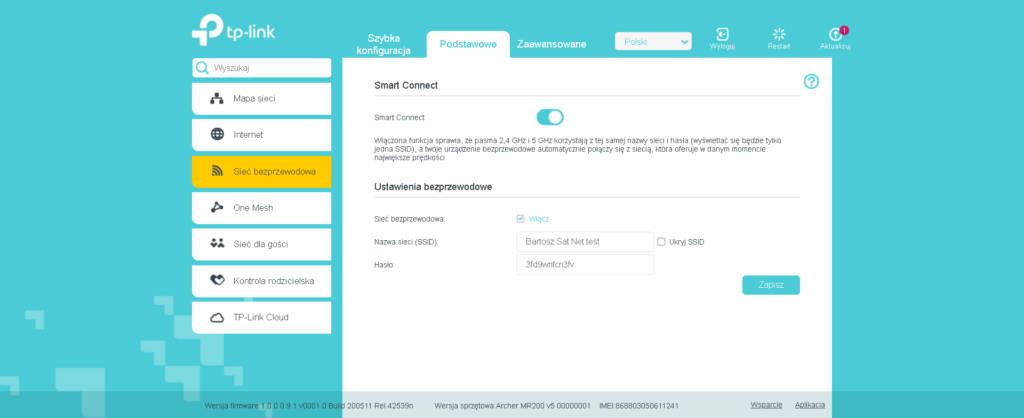 Bezprzewodowy router 4G LTE i trochę test internetu mobilnego... 58 mr200 siec