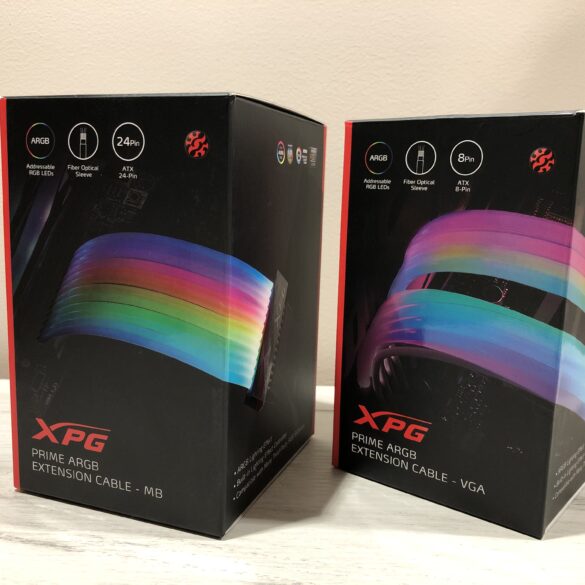 XPG Prime ARGB Extension Cable - MB i VGA 110 IMG 6470 scaled