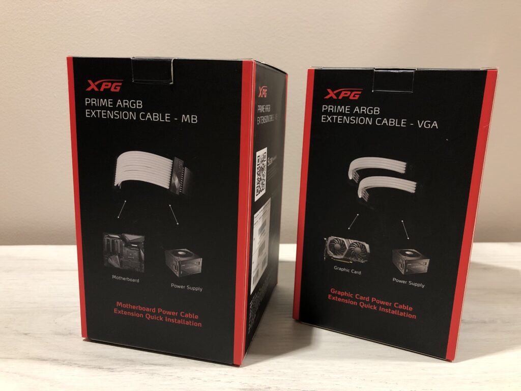 XPG Prime ARGB Extension Cable - MB i VGA 18 IMG 6471 scaled