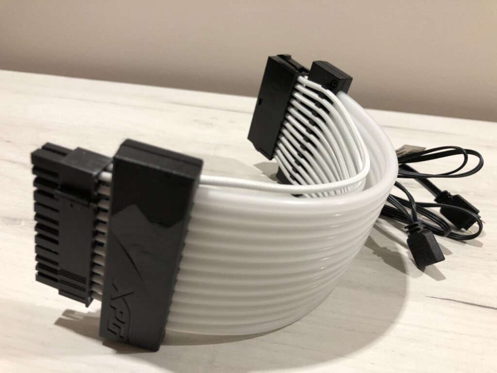 XPG Prime ARGB Extension Cable - MB i VGA 30 IMG 6482 scaled