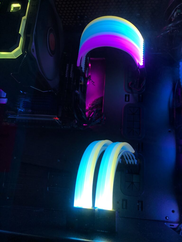 XPG Prime ARGB Extension Cable - MB i VGA 50 IMG 6501 scaled