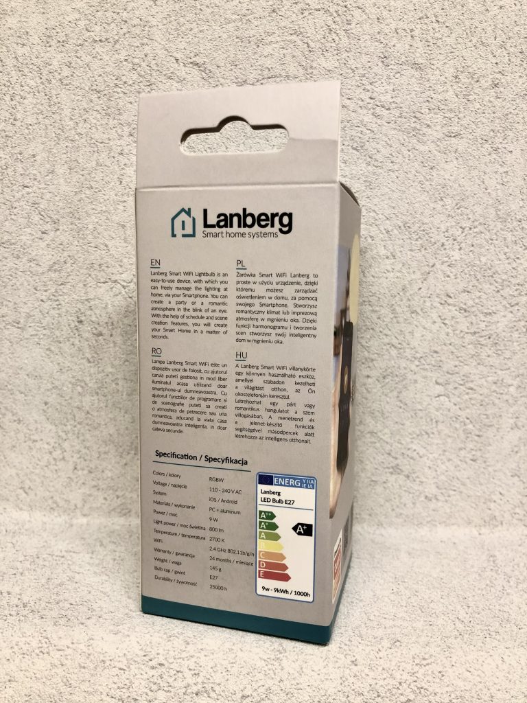 Inteligentna żarówka wifi Lanberg SM01-WBE27 20 IMG E6602 scaled