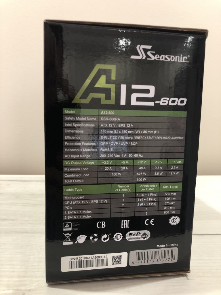 Zasilacz Seasonic A12-600 80 Plus 22 IMG 6755 scaled
