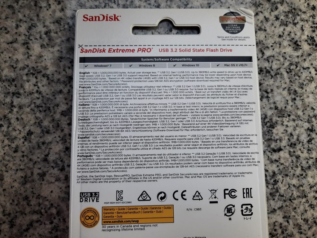 SanDisk Extreme PRO USB 3.2 – prędkość na miarę XXI wieku 16 20211230 135241 scaled e1642270758926