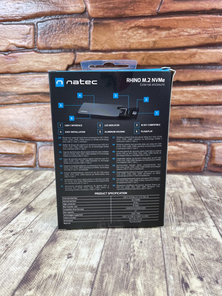 Recenzja obudowy M.2 NVMe Natec Rhino 18 IMG 1497 scaled