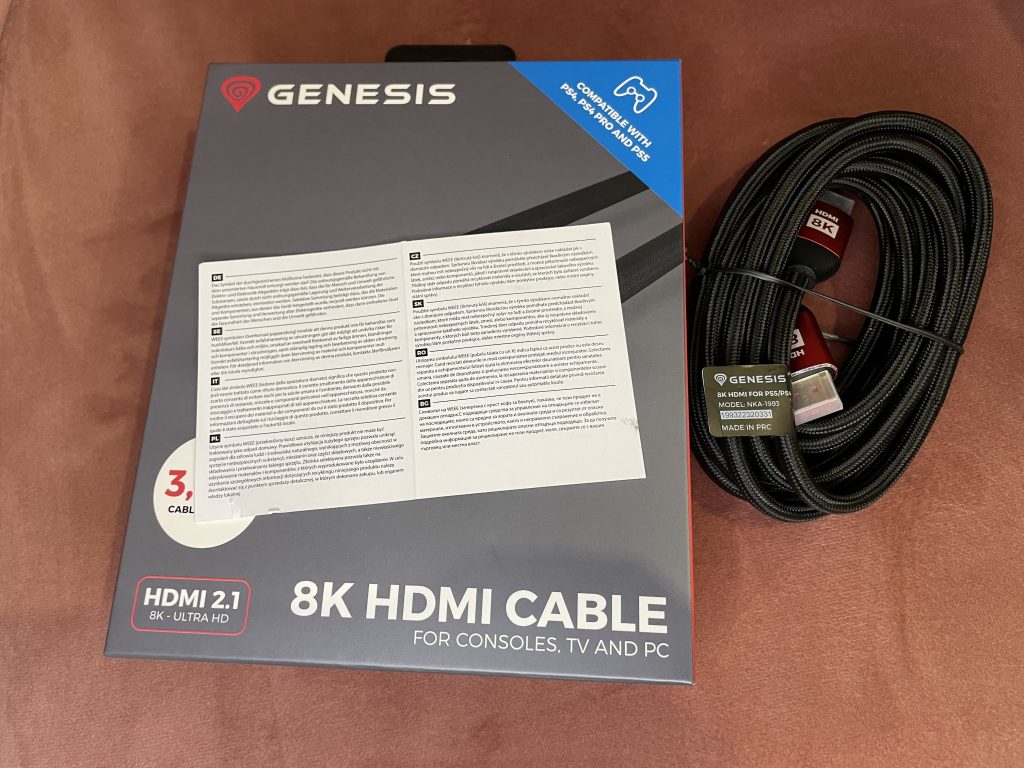 Recenzja kabla Genesis 8K HDMI 2.1 24 IMG 2394