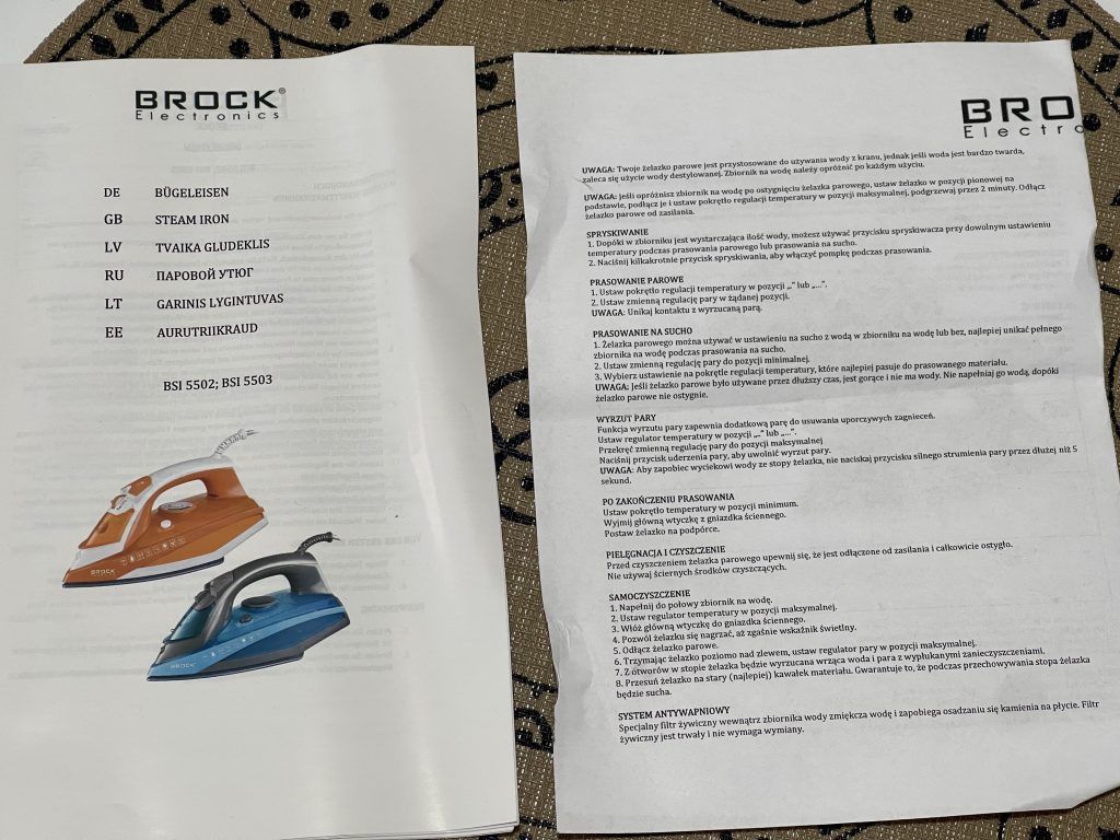 Żelazko parowe Brock BSI 5502 BL o mocy 2600W 22 EFFF9155 8E5E 451E A5F5 9409CA69F3A4 scaled