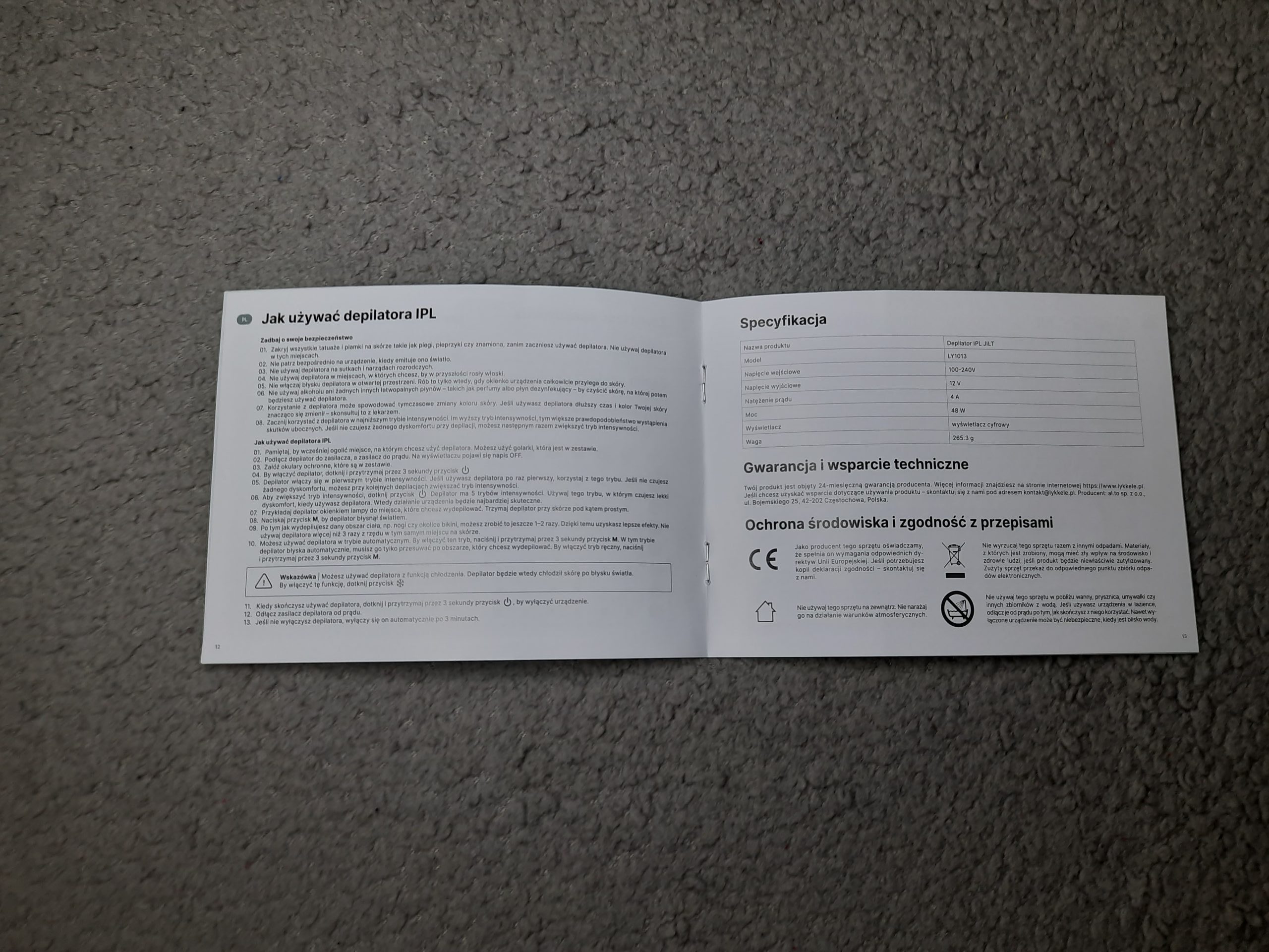 Recenzja depilatora Lykkele Jilt 42 20240112 141906 scaled e1705070097656