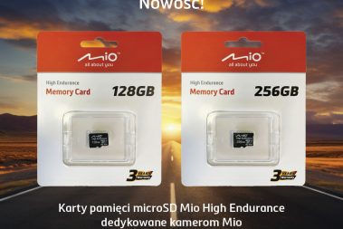 Karty pamięci Mio High Endurance dedykowane kamerom Mio 22 karty pamieci Mio