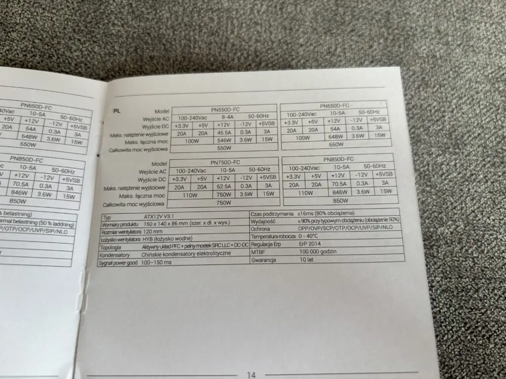 DeepCool PN850D - budżetowy certyfikat Gold 50 IMG 7718