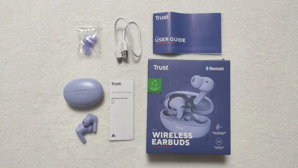 Trust Yavi – głośne i wygodne słuchawki, lubiące losowo się rozłączyć 16 Zawartość pudełka Trust Yavi