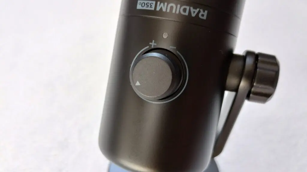 Genesis Radium 350D – jakość jest genialna! 44 pokrętło mikrofonu