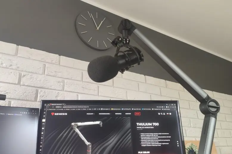 Genesis Thulium 700 i 500 – ramiona do każdego biurka 51 ramię mikrofonowe