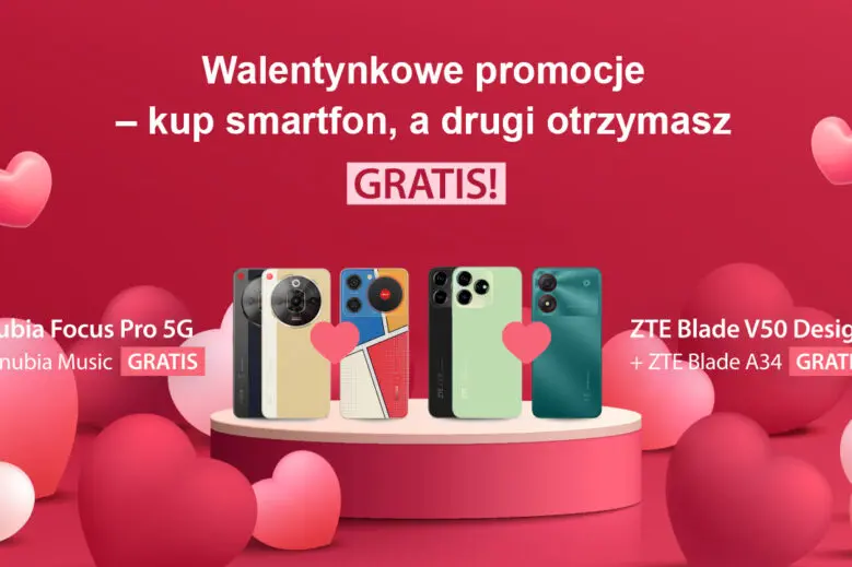 ZTE nubia walentynki promocja