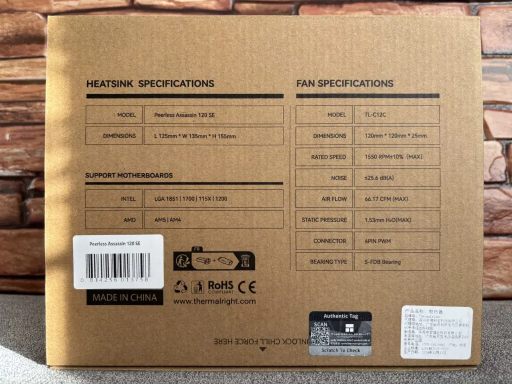 Recenzja chłodzenia Thermalright Peerless Assassin 120 SE 18 IMG 9747