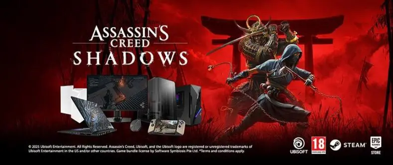 Wejdź na wyższy poziom i odkryj ekscytujący świat Assassin’s Creed® Shadows. Na nasz koszt!