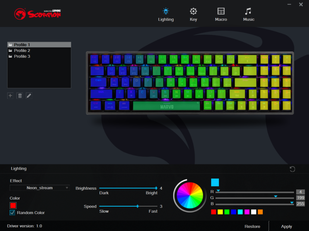 Marvo Shogo 78W – recenzja klawiatury mechanicznej z hot-swap, RGB i Bluetooth 64 1