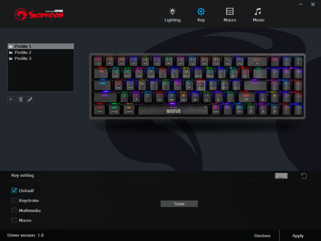 Marvo Shogo 78W – recenzja klawiatury mechanicznej z hot-swap, RGB i Bluetooth 66 2