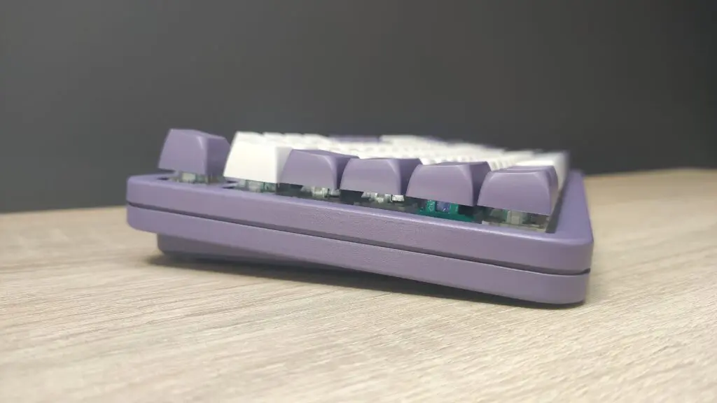 Dark Project ALU87A Violet – przyjemna klawiatura z kilkoma minusami 22 Dark Project ALU87A Violet od boku