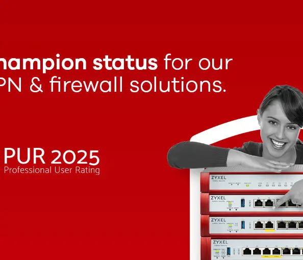 Zyxel Networks PUR 2025 ankieta techconsult czołowe miejsca za rozwiązania VPN i firewall