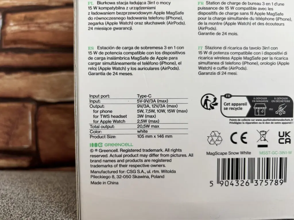 Recenzja biurkowej stacji ładującej 3in1 Greencell Magscape 22 IMG 0895