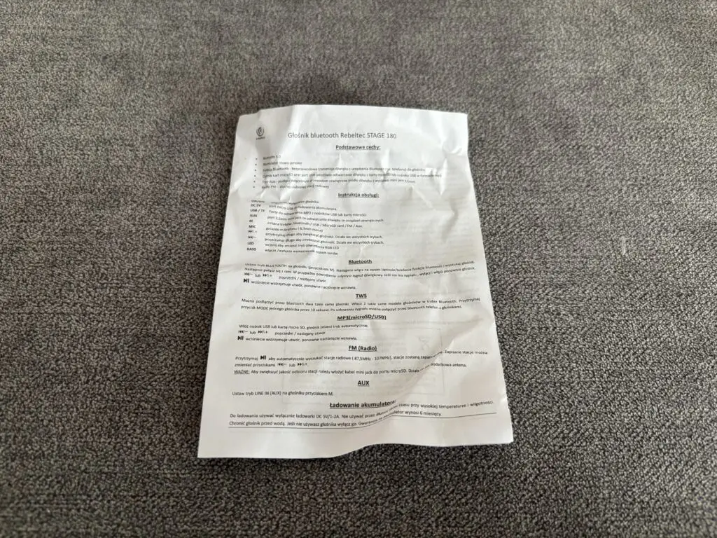 Rebeltec Air i Rebeltec Stage180 czyli przenośne audio 34 IMG 1200