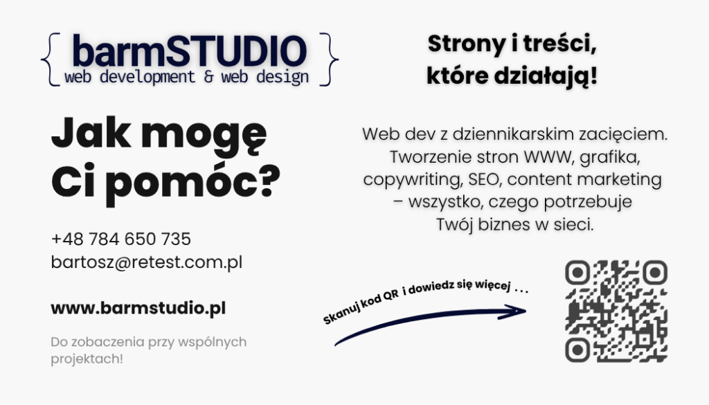 Dlaczego każda firma powinna mieć dobrą stronę internetową – i jak ją zrobić bez wydawania fortuny 18 2