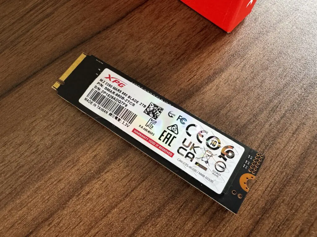 Test dysku SSD XPG MARS 980 BLADE 2 TB — Gen5 w rozsądnej cenie 30 IMG 3083