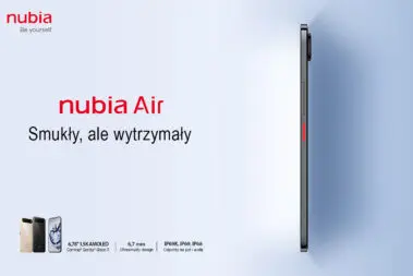 nubia Air smukly i solidny