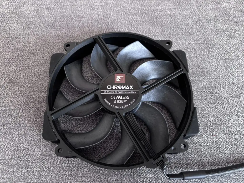 Recenzja Noctua NF-A14x25 G2 oraz NF-A14x25r G2 chromax.black 62 IMG 3548