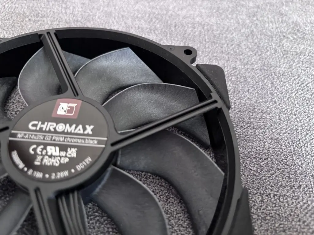 Recenzja Noctua NF-A14x25 G2 oraz NF-A14x25r G2 chromax.black 64 IMG 3549