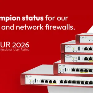 Zyxel Networks z tytułem Championa 46 P PUR AWARD BANNER 2026 EN Champion Status