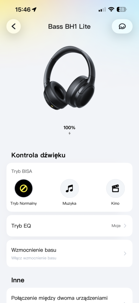 Baseus BH1 Lite – recenzja i test słuchawek z Bluetooth 6.0 i SuperBass za 80zł 56 IMG 5498