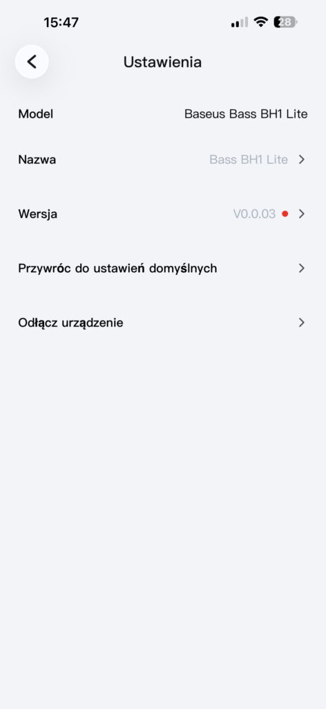 Baseus BH1 Lite – recenzja i test słuchawek z Bluetooth 6.0 i SuperBass za 80zł 74 IMG 5507