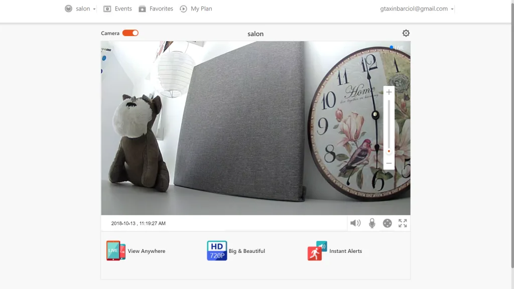 Domowa kamera ze śledzeniem ruchu | SECTEC Cloud WiFi Camera 70 3
