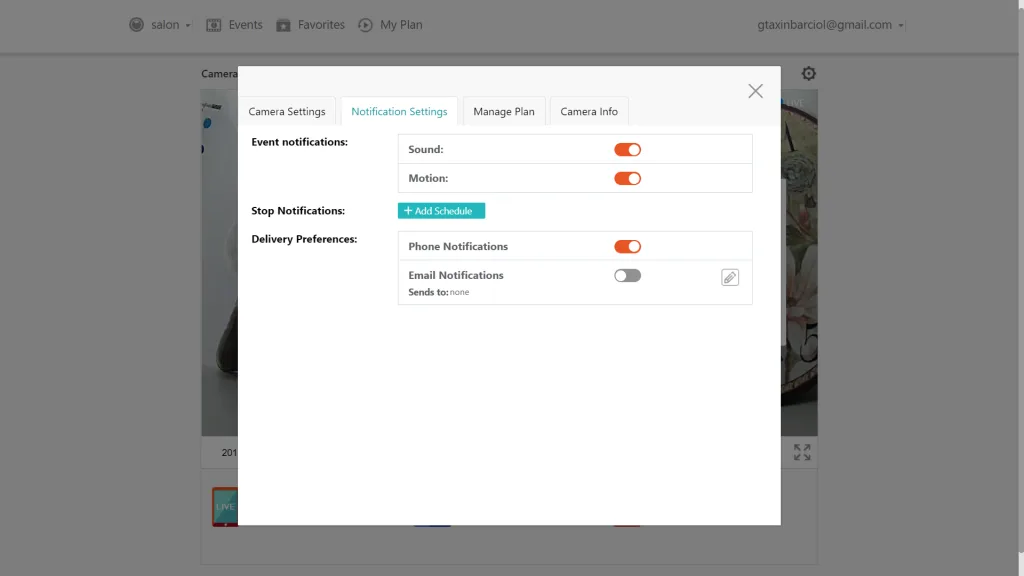 Domowa kamera ze śledzeniem ruchu | SECTEC Cloud WiFi Camera 76 5