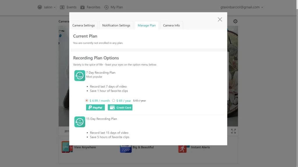Domowa kamera ze śledzeniem ruchu | SECTEC Cloud WiFi Camera 78 6