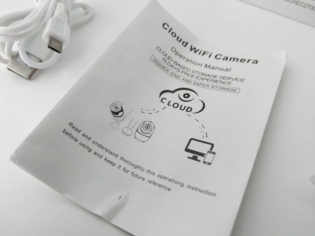 Domowa kamera ze śledzeniem ruchu | SECTEC Cloud WiFi Camera 32 IMG 20181013 105900