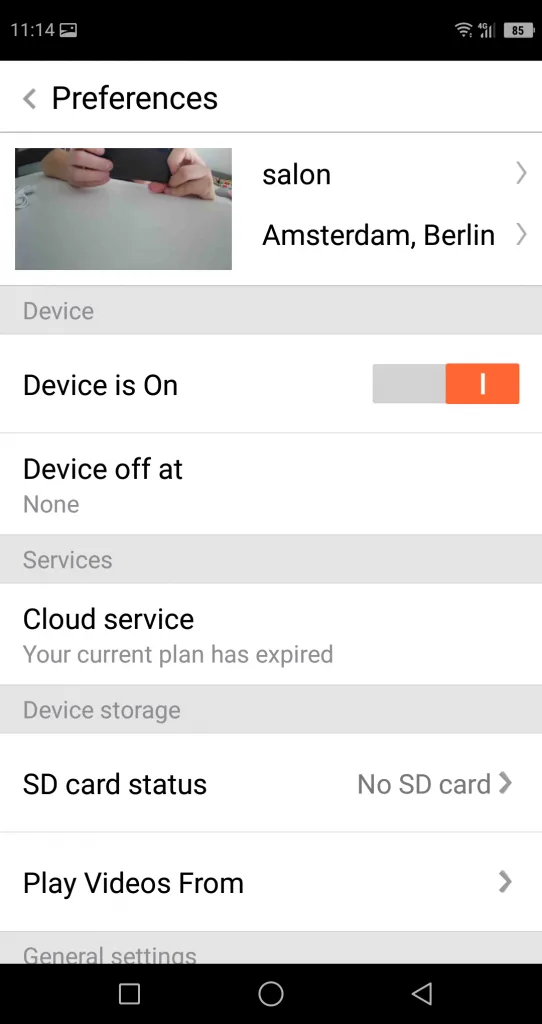 Domowa kamera ze śledzeniem ruchu | SECTEC Cloud WiFi Camera 64 Screenshot 2018 10 13 11 14 24