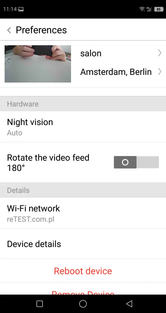 Domowa kamera ze śledzeniem ruchu | SECTEC Cloud WiFi Camera 60 Screenshot 2018 10 13 11 14 38