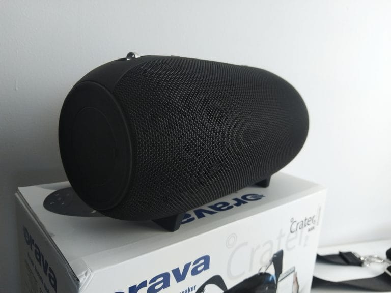 Głośnik typu boombox z potężnym bassem | ORAVA Crater 2 Black