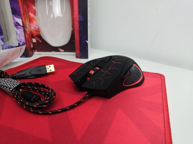 Mysz LED + podkładka Gaming Set XR od HYKKER